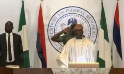 President Tinubu at FEC meeting