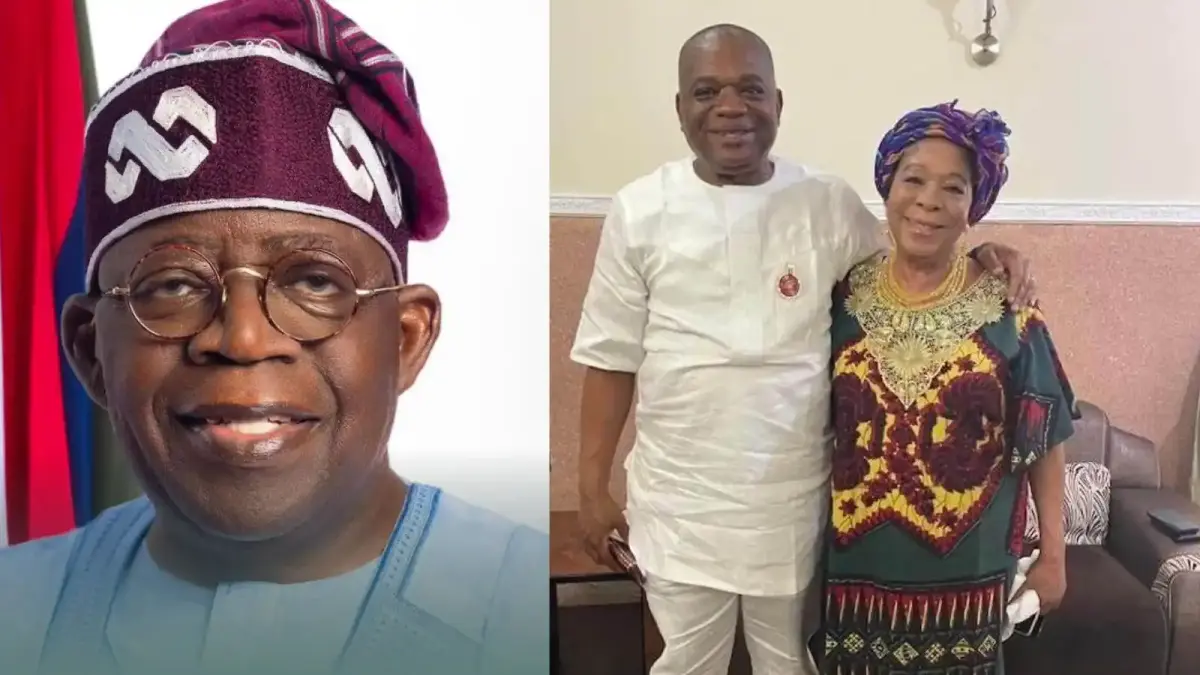 Yoruba and respect na 5 6 Clip of President Tinubu prostrating to greet Senator Orji Uzor Kalu s mum stirs reactions Watch