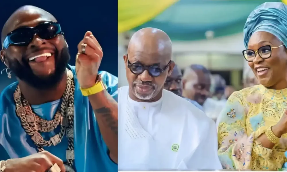 davido performs first lady