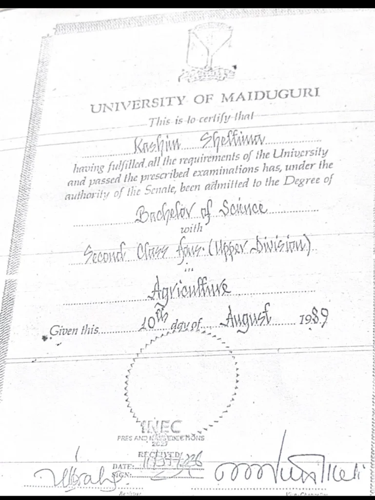 BREAKING: INEC Publishes Tinubu, Shettima's Certificates, Personal Details Ahead of 2027 Election