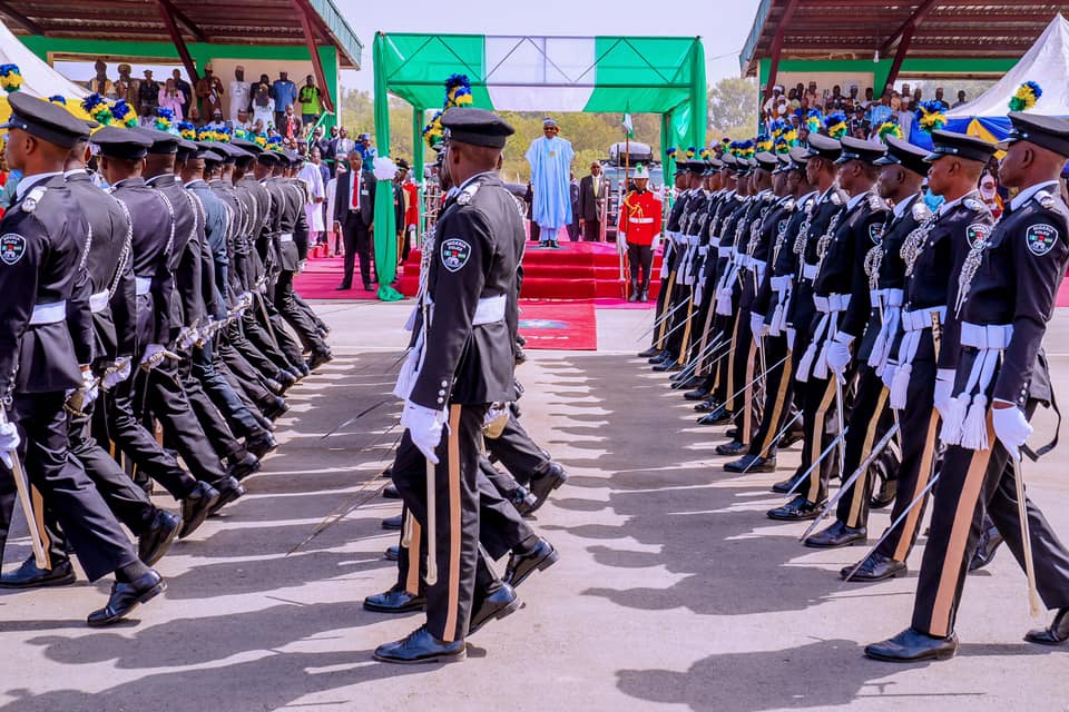 Nigeria Police Parade