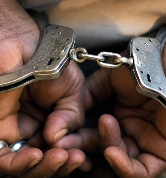 arrested
