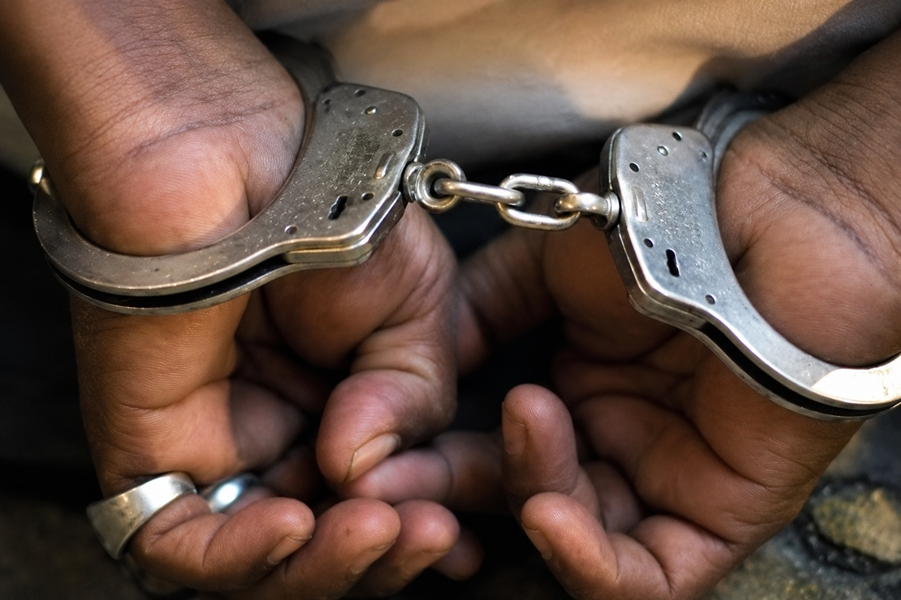 arrested