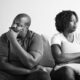 black couple having argument
